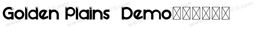 Golden Plains  Demo字体转换